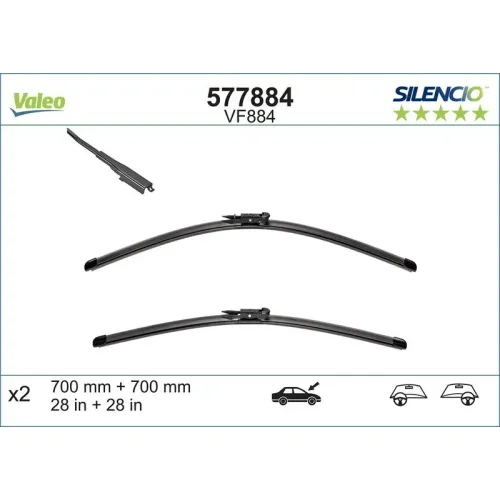 Törlőlapát - VALEO (VAL577884)
