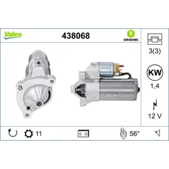 Önindító - VALEO (VAL438068)