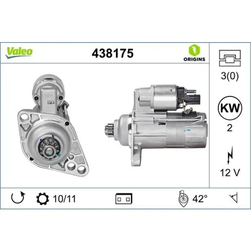 Önindító - VALEO (VAL438175)