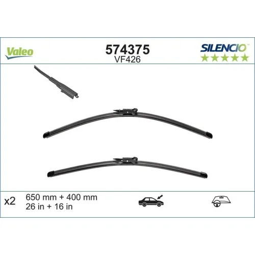 Törlőlapát - VALEO (VAL574375)