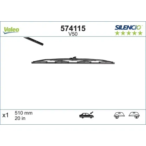 Törlőlapát - VALEO (VAL574115)