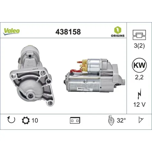 Önindító - VALEO (VAL438158)
