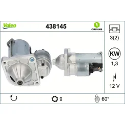Önindító - VALEO (VAL438145)