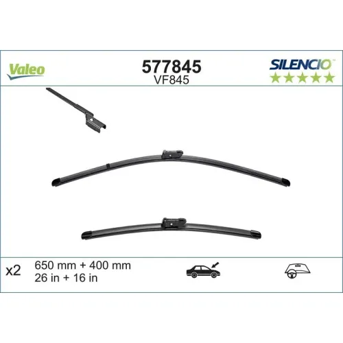 Törlőlapát - VALEO (VAL577845)