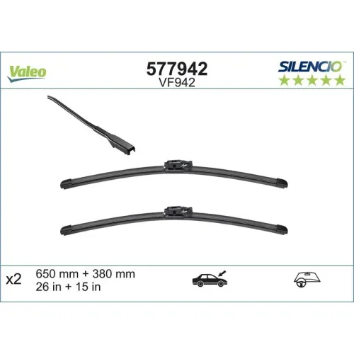 Törlőlapát - VALEO (VAL577942)