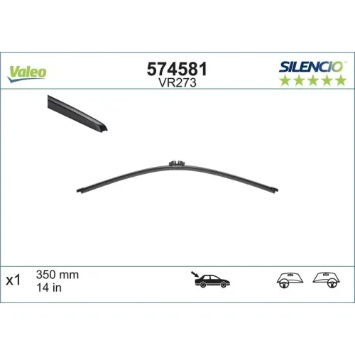 Törlőlapát - VALEO (VAL574581)