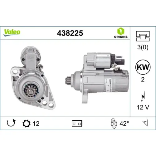 Önindító - VALEO (VAL438225)