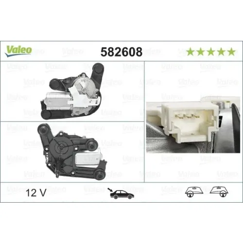 Törlőmotor - VALEO (VAL582608)