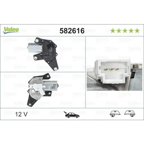 Törlőmotor - VALEO (VAL582616)