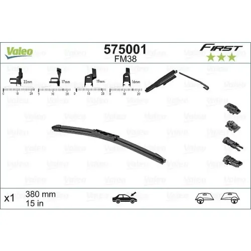Törlőlapát - VALEO (VAL575001)
