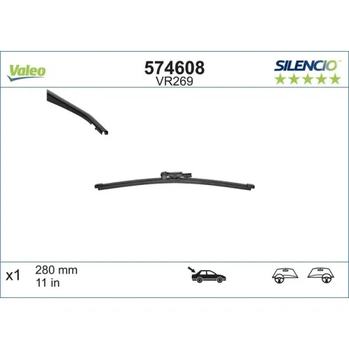 Törlőlapát - VALEO (VAL574608)