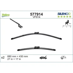 Törlőlapát - VALEO (VAL577914)