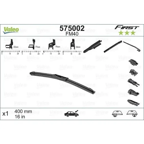 Törlőlapát - VALEO (VAL575002)