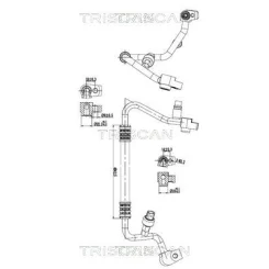 Cső Klíma Ford Fiesta Vii 17- - TRISCAN (901016023)
