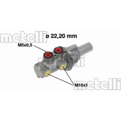 Főfékhenger Fiat Sedici 1,6 16V/1,9D 06-14 - METELLI (05-0684MET)