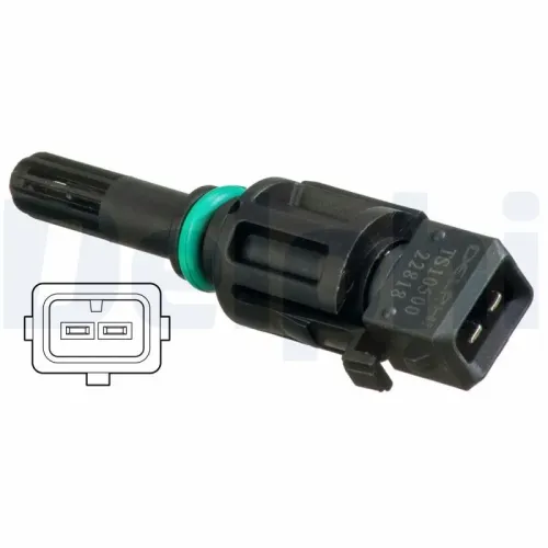 Érzékelő, Hűtőfolyadék-Hőmérséklet - DELPHI (TS10500)