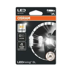 Izzó, Távfényszóró Sl W5W Bursztynowa Led (Brak Ece) 2Szt. Blister (Eko) - ams-OSRAM (OSR2827DYP-2BL)