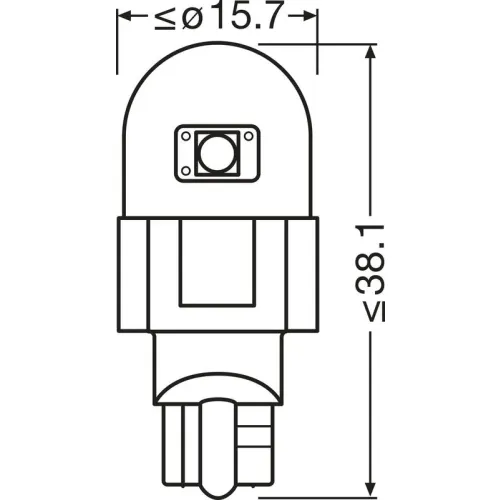 Izzó, Távfényszóró Sl W16W Fehér Led (Brak Ece) 2Szt. Blister (Eko) - ams-OSRAM (OSR921DWP-2BL)