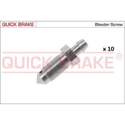 Készlet=10Szt!!!! Légtelenítő Fék M10 X 1 S11 Hosszú 36,5 - QUICK BRAKE (QB171-0019-10)