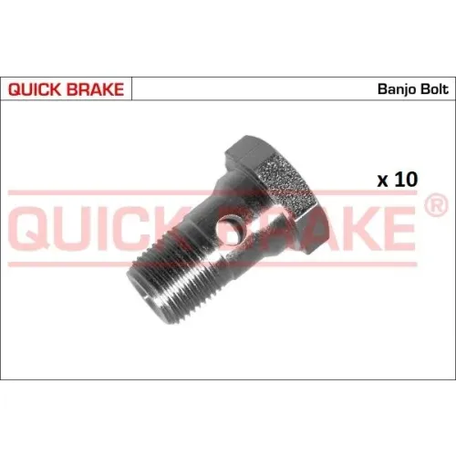Készlet=10Szt!!!! Csavar Cső Elastycznego - 12X1/28/S17 - QUICK BRAKE (QB3255-10K)