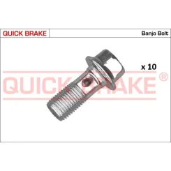 Készlet=10Szt!!!! Csavar Cső Elastycznego - 10X1/31,4/S12 - QUICK BRAKE (QB3256-10K)