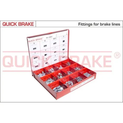 Készlet Csatlakozó Cső Fék - QUICK BRAKE (QB171-0001)