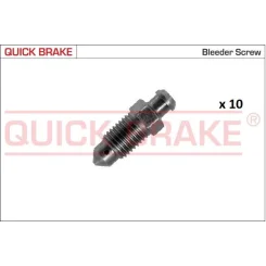 Készlet=10Szt!!!! Légtelenítő Fék M10 X 1,25, 10X 33,0 Honda/Rover - QUICK BRAKE (QB171-0102-10)