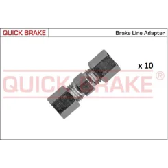 Készlet=10Szt!!!! Összekötő Cső Réz Átmérő 3/16 Hordó - QUICK BRAKE (QB171-STT-10)