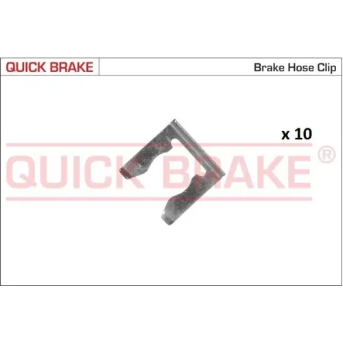 Készlet=10Szt!!!! Tartó Cső Fék Univerzális - QUICK BRAKE (QB3207-10K)
