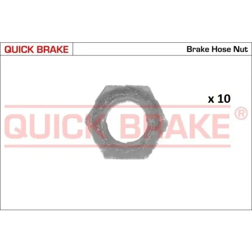 Készlet=10Szt!!!! Anya Cső Fék Univerzális - QUICK BRAKE (QB3231-10K)