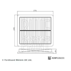 Légszűrő Mg - BLUE PRINT (ADBP220233)