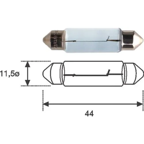 Izzó, Rendszámtábla Világítás - MAGNETI MARELLI (MAGC10W-12L)