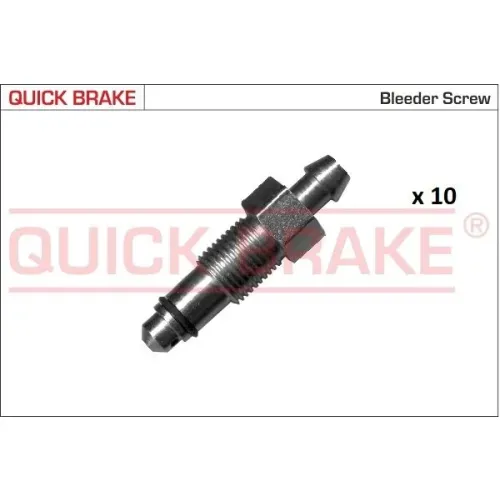 Készlet=10Szt!!!! Légtelenítő Fék M10 X 1 S11 Hosszú 41,8 - QUICK BRAKE (QB171-0020-10)