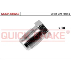 Készlet=10Szt!!!! Végdarab Cső Fék M12X1 - QUICK BRAKE (QB171-B5-10)