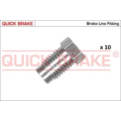 Készlet=10Szt!!!! Anya Cső Fék Sztywnego M10X1.25 Belső5 Zew10X19.5 - QUICK BRAKE (QB171-L-10)