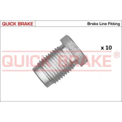 Készlet=10Szt!!!! Végdarab Cső Fék M16 X 1,5 Átmérő 10,6 Külső 17 X 26,5 - QUICK BRAKE (QB171-ZC-10)