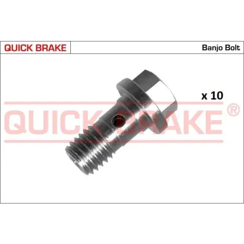 Készlet=10Szt!!!! Csavar Cső Elastycznego - 10X1,5/28,1/S11 - QUICK BRAKE (QB3252-10K)
