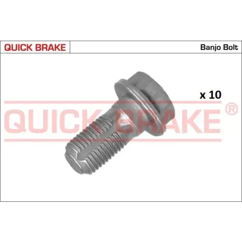 Készlet=10Szt!!!! Csavar Cső Elastycznego - 10X1/27,2/S13 - QUICK BRAKE (QB3259-10K)