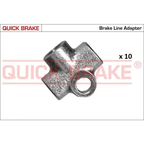 Készlet=10Szt!!!! Tartó Cső Fék 3X M10 X 1 Universal - QUICK BRAKE (QB171-O3A-10)