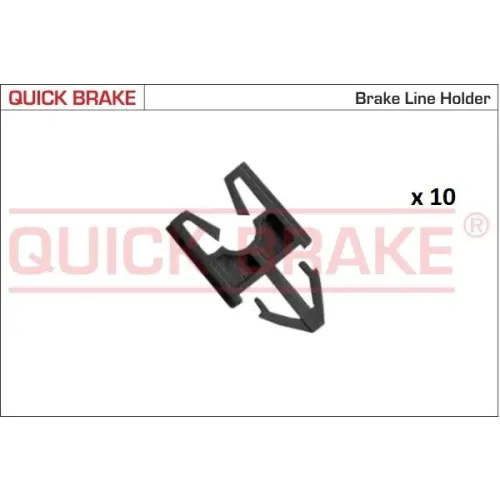 Készlet=10Szt!!!! Tartó Cső Fék Átmérő Cső 1 X 3/16 / 5Mm - QUICK BRAKE (QB171-XA-10)