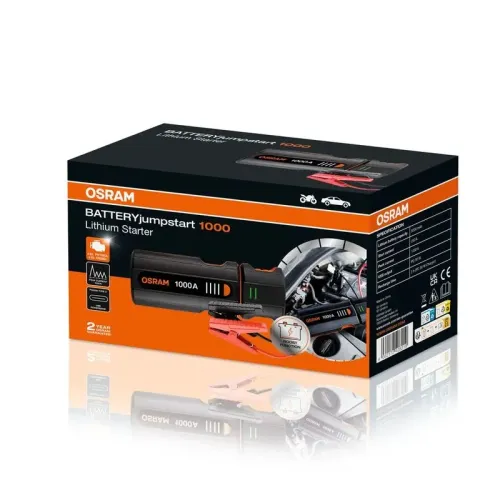 Önindító Litowy Batteryjumpstart 1000 12V Rozruch:1000A - ams-OSRAM (OSROJS020)