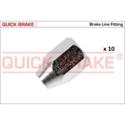 Készlet=10Szt!!!! Anya Cső Fék Sztywnego M10X1 Belső 5 Külső 15 X 23,0 - QUICK BRAKE (QB171-HA-10)