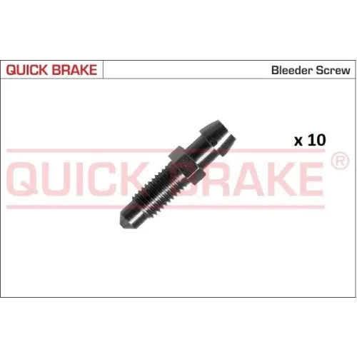 Készlet=10Szt!!!! Légtelenítő Fék 1/4 X 28Unf S7 Hosszú 29,5 - QUICK BRAKE (QB171-0105-10)