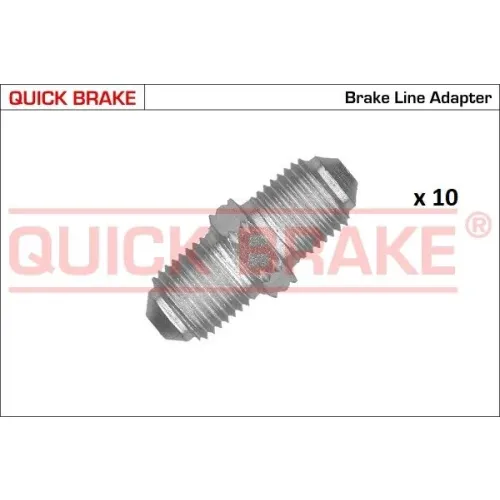 Készlet=10Szt!!!! Anya Cső Fék Sztywnego M10X1 Belső3.2 Zew11X28.0 - QUICK BRAKE (QB171-OEE-10)