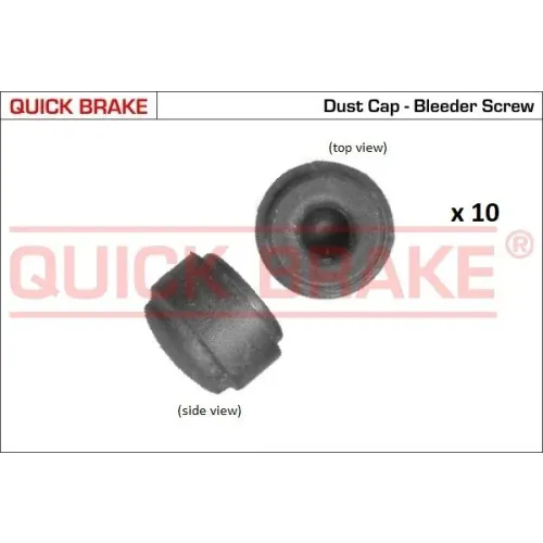 Készlet=10Szt!!!! Burkolat Odpowietrznika - QUICK BRAKE (QB171-0125-10)