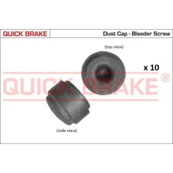 Készlet=10Szt!!!! Burkolat Odpowietrznika - QUICK BRAKE (QB171-0125-10)