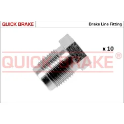 Készlet=10Szt!!!! Végdarab Cső Fék M12X1 - QUICK BRAKE (QB171-BX-10)