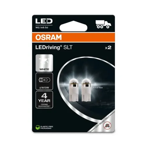 Izzó, Távfényszóró Sl W5W Led (Brak Ece) 2Szt. Blister (Eko) - ams-OSRAM (OSR2845DWP-2BL)