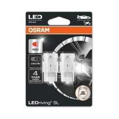 Izzó, Távfényszóró Sl W21W Czerwona Led (Brak Ece) 2Szt. Blister (Eko) - ams-OSRAM (OSR7505DRP-2BL)