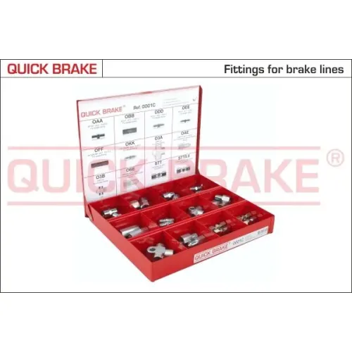 Készlet Csatlakozó Cső Fék - QUICK BRAKE (QB171-0001C)
